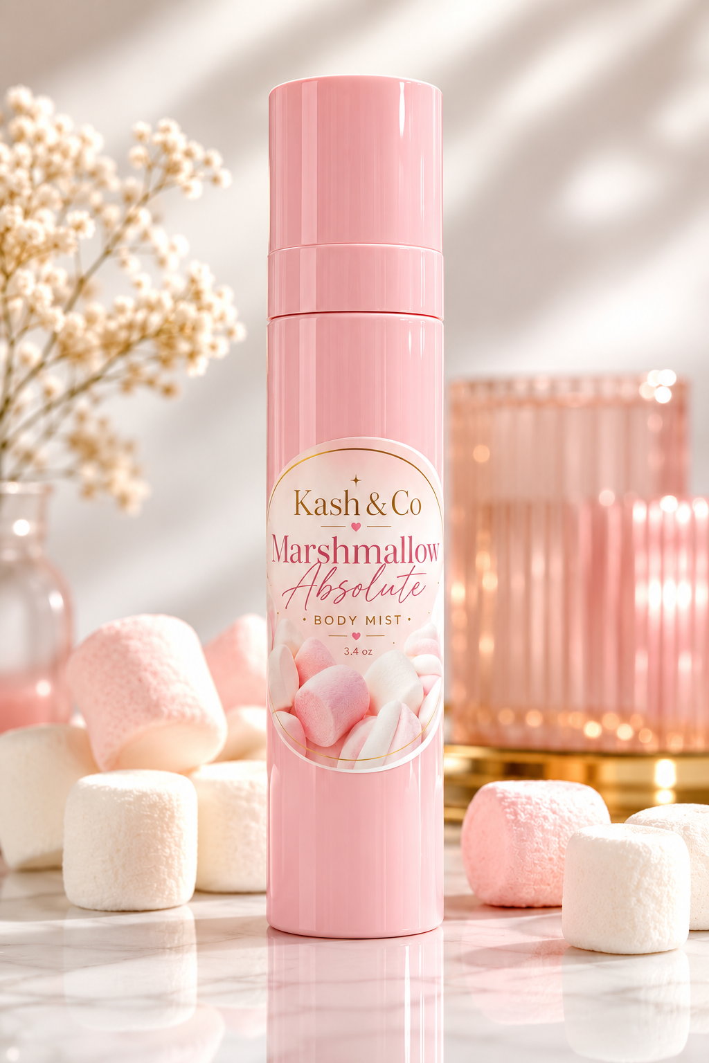 Marshmallow Absolute Body Mist 100 ML | Water Based | Hair & Body Mist