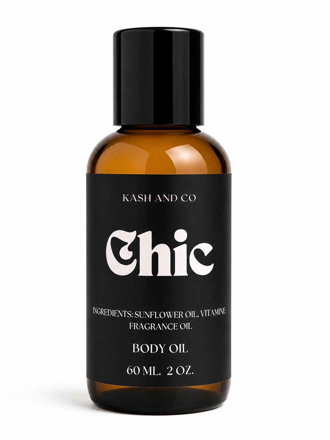 Kash & Co Scented 2oz Body Oil | Lasting Fragrance | Hydrating