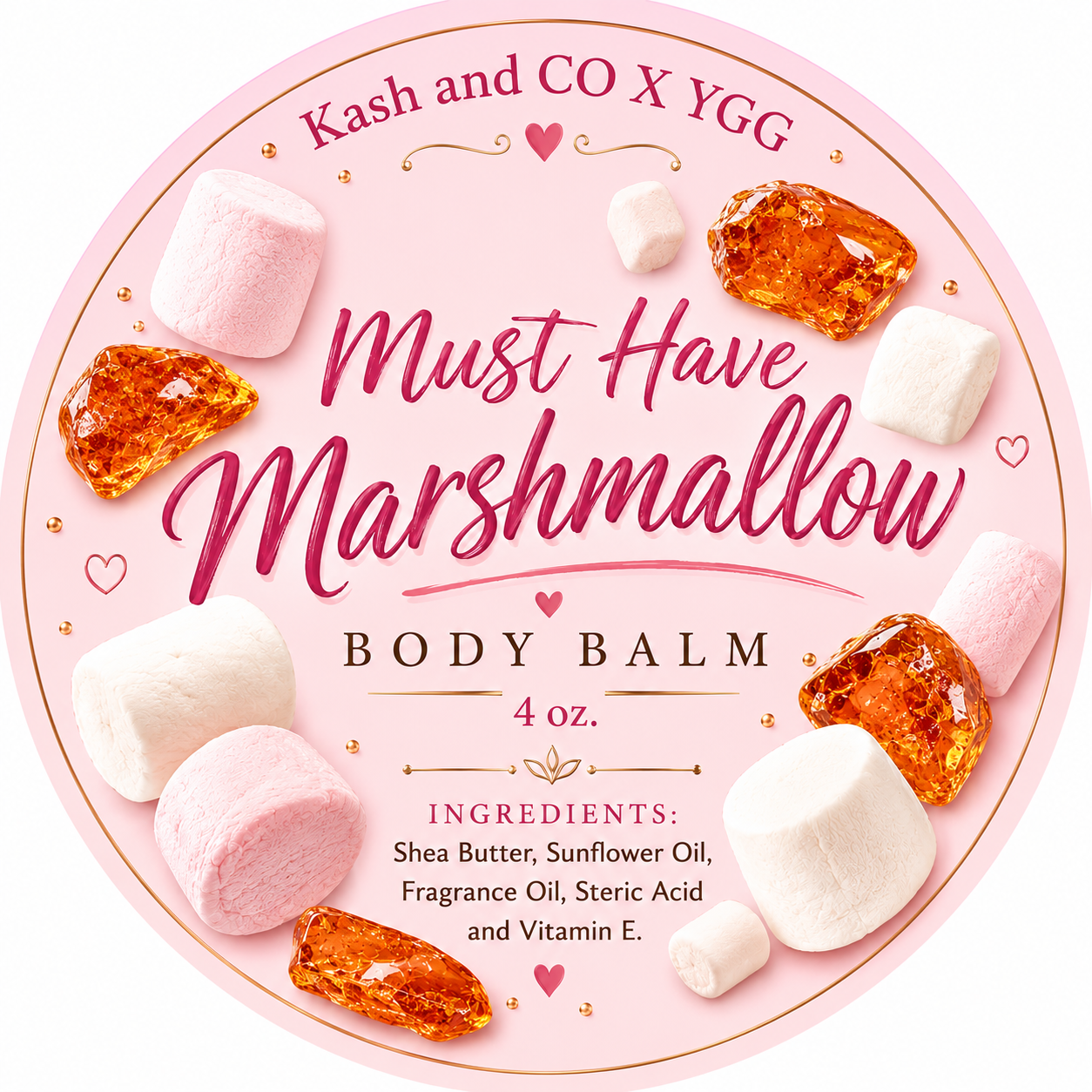 Kash & Co Scented Body Balm | 4 oz | Moisturizing | Hydrating