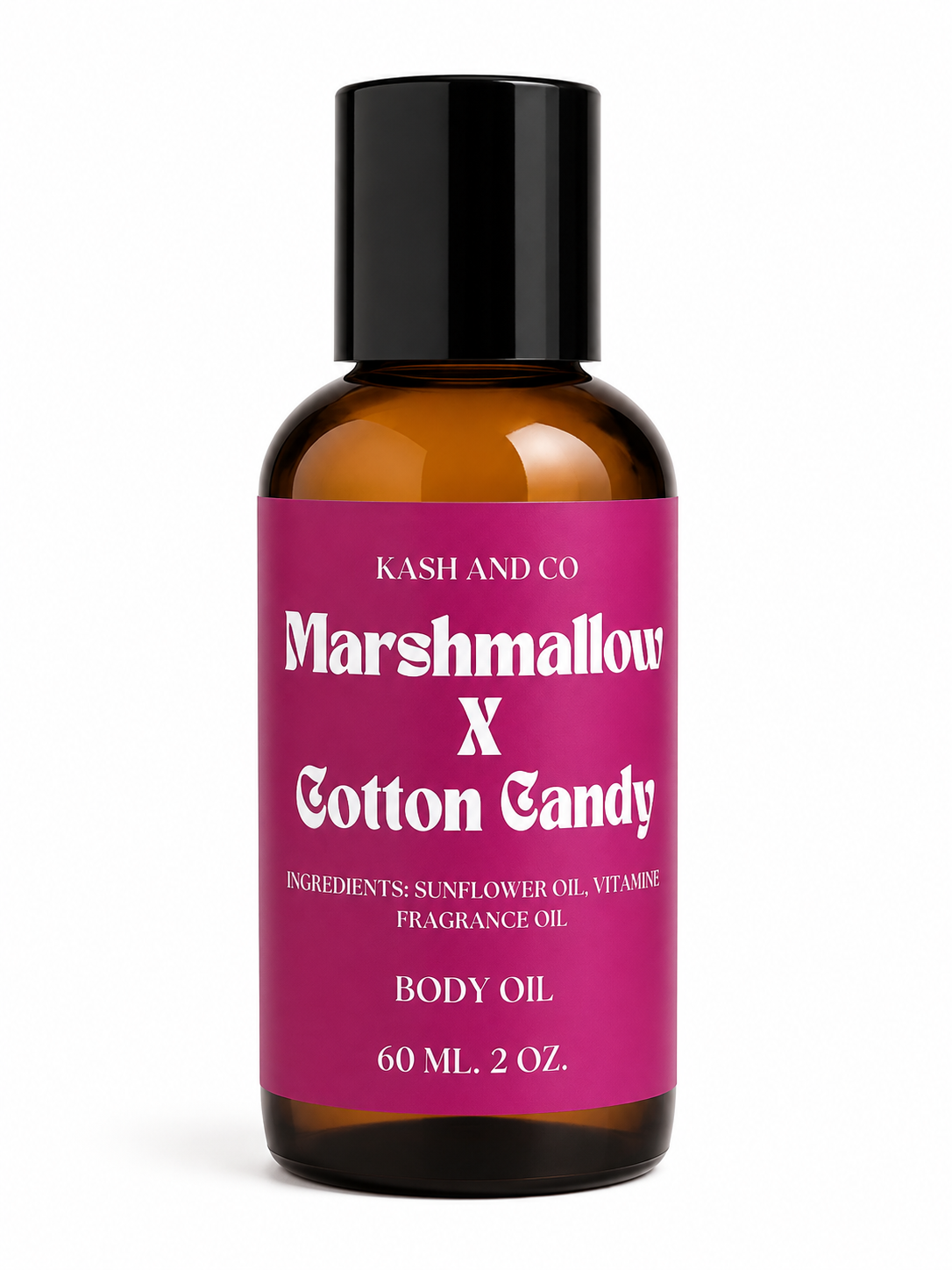 Kash & Co Scented 2oz Body Oil | Lasting Fragrance | Hydrating